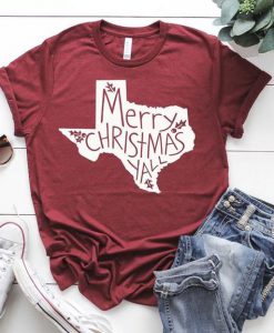 Merry Christmas Yall Tshirt EL6D