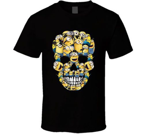 Minions Skull T Shirt FD5D