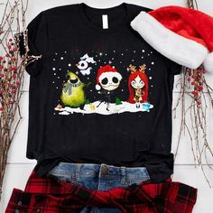 Nightmare Before Christmas Tshirt EL6D