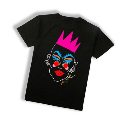 Queen Velour T-shirt FD9D