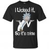 Rick And Morty Licked T Shirt SR7D