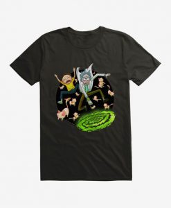 Rick and Morty Design T Shirt SR7D