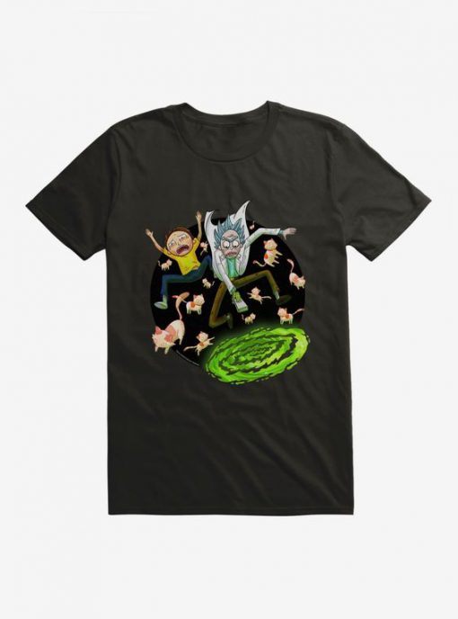 Rick and Morty Design T Shirt SR7D