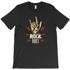 Rock Rules Tshirt EL3D