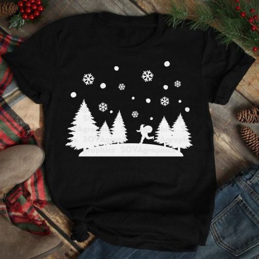 Santa Christmas Tshirt EL6D