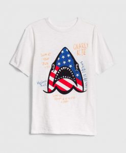 Shark Americana Tshirt FD9D