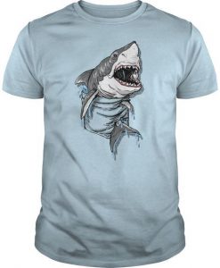 Shark In The Pouch tshirt FD5D