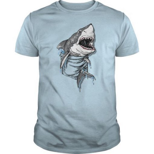 Shark In The Pouch tshirt FD5D