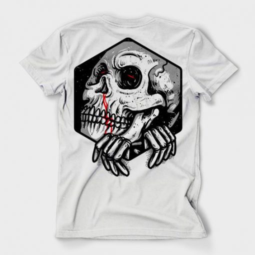 Skull Hexagon t shirt FD5D