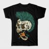 Skull Punk Style t shirt FD5D