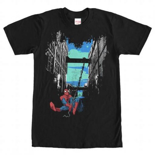 Spiderman In Town Tshirt FD5D