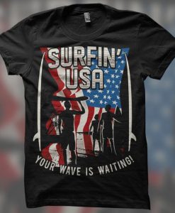 The Surfin U.S t shirt N9FD