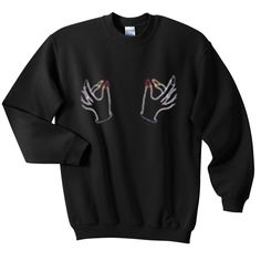 Twin Hand Boobs Sweatshirt EL3D