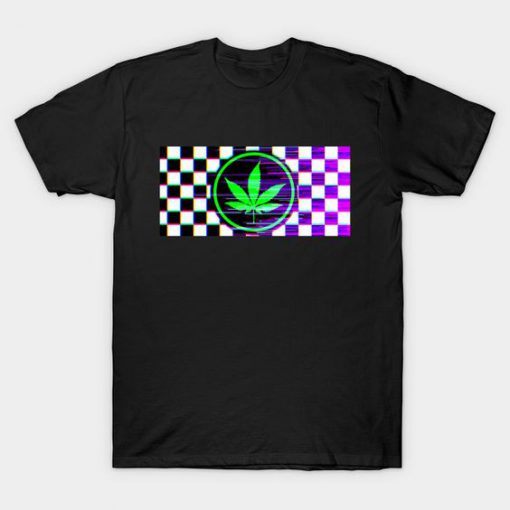 Weed Glitch T-Shirt FD18D