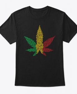 Weed Leaf Cannabis T-Shirt FD18D