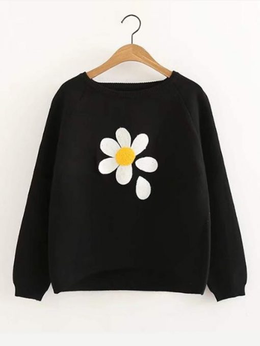 White Flower Sweatshirt FD18D – outfitfuture.com