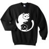 Yin Yang Cat Sweatshirt EL3D
