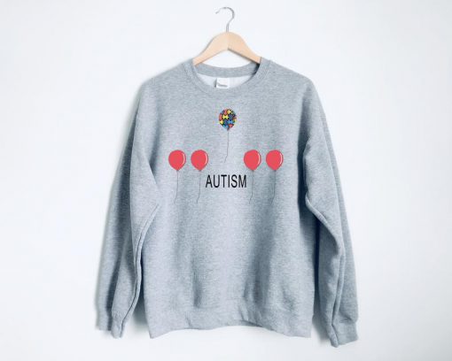 autism balloons sweatshirt FD2D