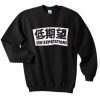 low expectations sweatshirt EL3D