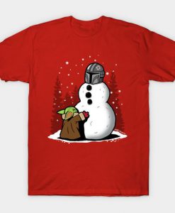 snowman Mandalorian Tshirt Fd24D
