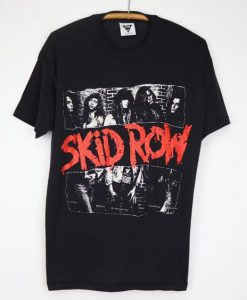 vintage 1989 Skid Row Shirt FD9D