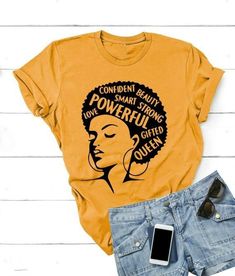 Afro Lady Tshirt EL18J0