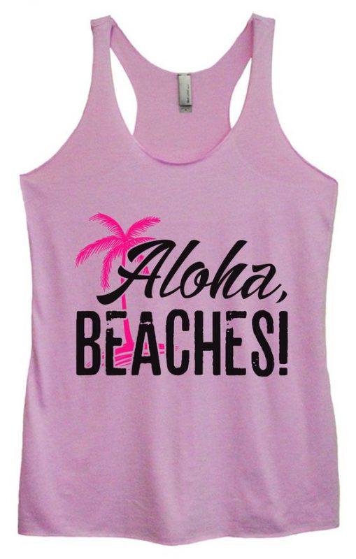 Aloha Beaches Design Tank Top SR17J0 - outfitfuture.com