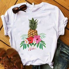 Aloha Pineapple Tshirt EL22J0
