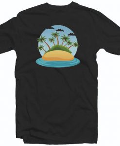 Beach Coconut Palm Tshirt EL13J0