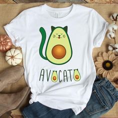 Cute Avocato Tshirt EL13J0