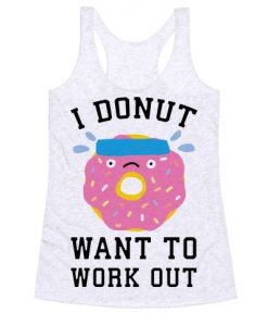 Donut Work Out Tank Top SR21J0