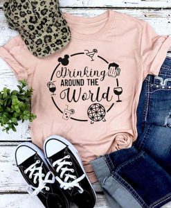 Drinking Around T Shirt SR22J0