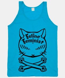 Feline Feminist Tank Top FD23J0