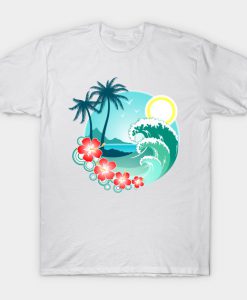 Hawaiian Island T Shirt SR18J0