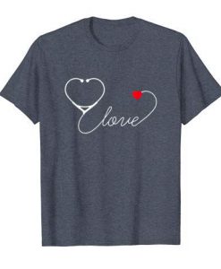 Heart Beats Nurse Valentines T-Shirt FD7J0