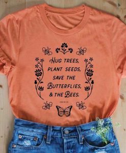 Hug Trees Tshirt Fd18J0