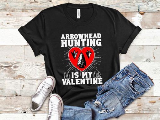 Hunting Arrowheads Valentine T Shirt SR20J0