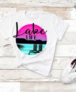 Lake Life Sunset Tshirt EL30J0