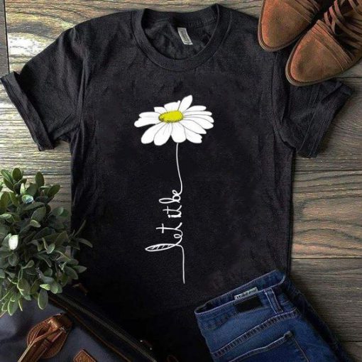 Let it Be Flower Tshirt Fd21J0