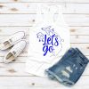 Let's Go Airplane tank top SR22J0