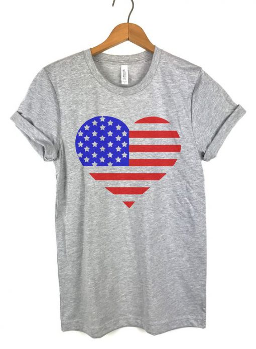 Love American flag tshirt Fd27J0