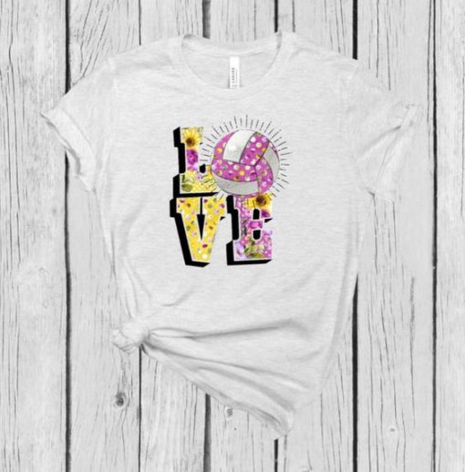 Love Volleyball Tshirt EL27J0