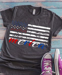 Merica Flag tshirt Fd27J0