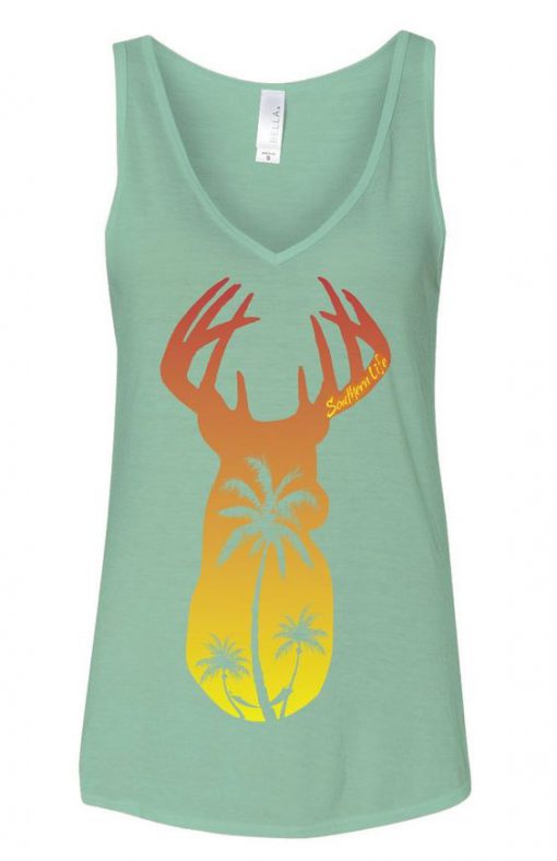 Mint Sunset Deer Tanktop FD14J0