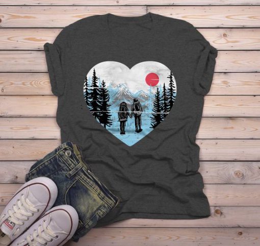 Mountains Couple Tshirt EL22J0