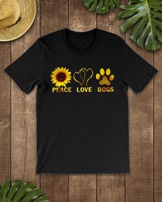 Peace Love Dogs Tshirt EL13J0