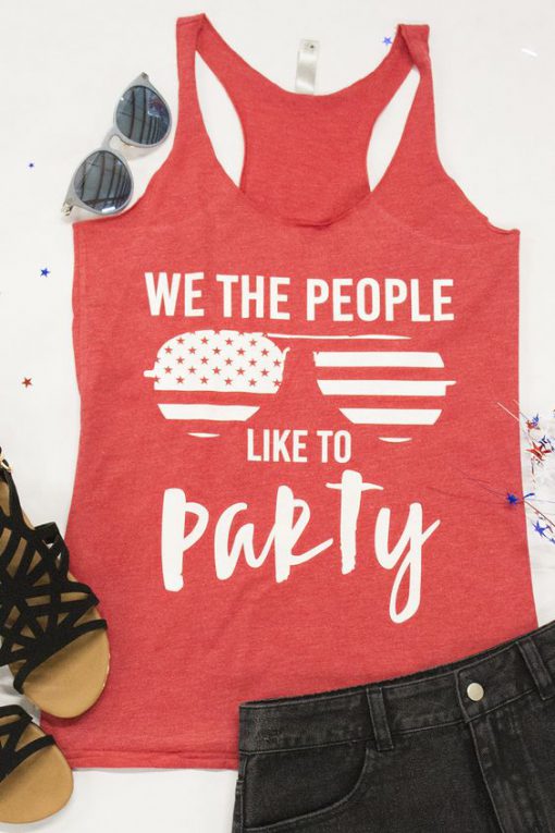 People Like To Party tank Top SR21J0