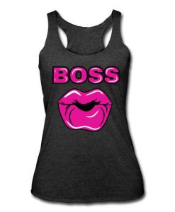 Pink Boss Lips Tanktop FD23J0