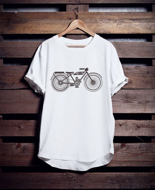 Retro Vintage Bike Tshirt FD14J0