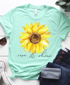 Rise And Shine Sunflower Tshirt EL13J0